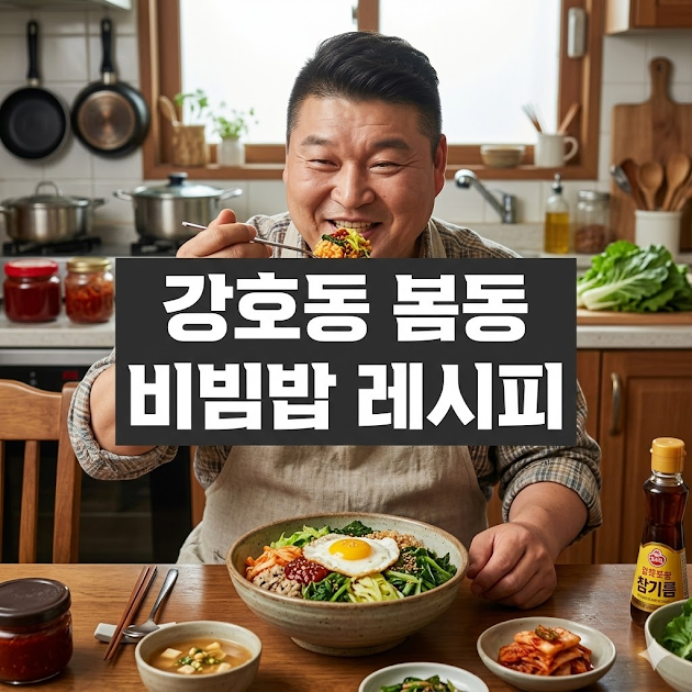 강호동 봄동 비빔밥 레시피
