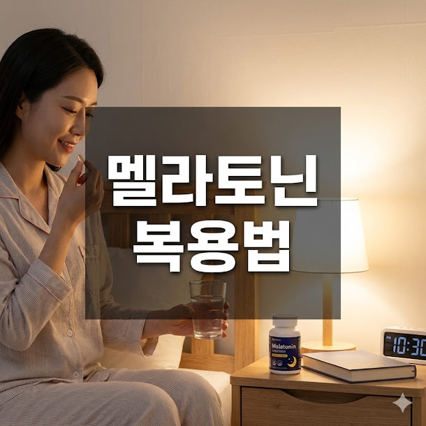 멜라토닌 복용법