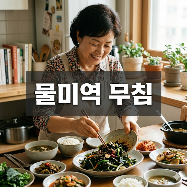 물미역 무침