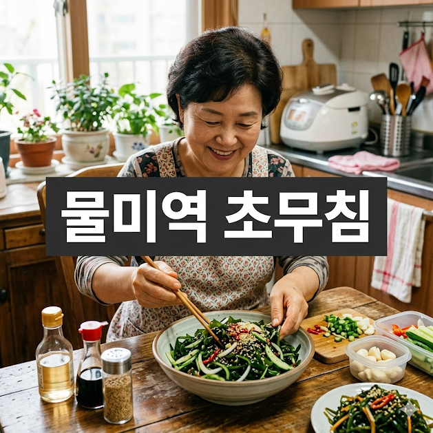 물미역 초무침