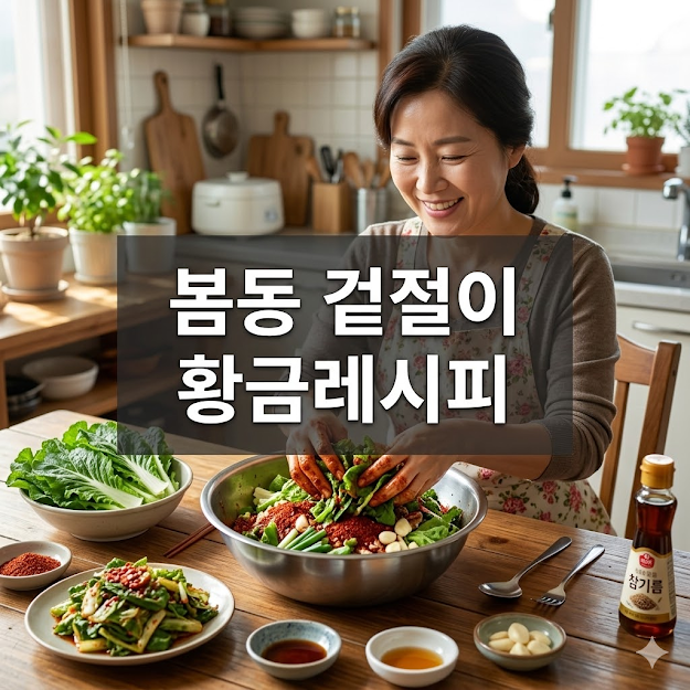 봄동 겉절이 황금레시피