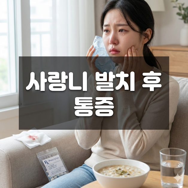 사랑니 발치 후 통증