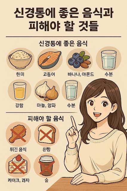 신경통에 좋은 음식과 피해야 할 것들