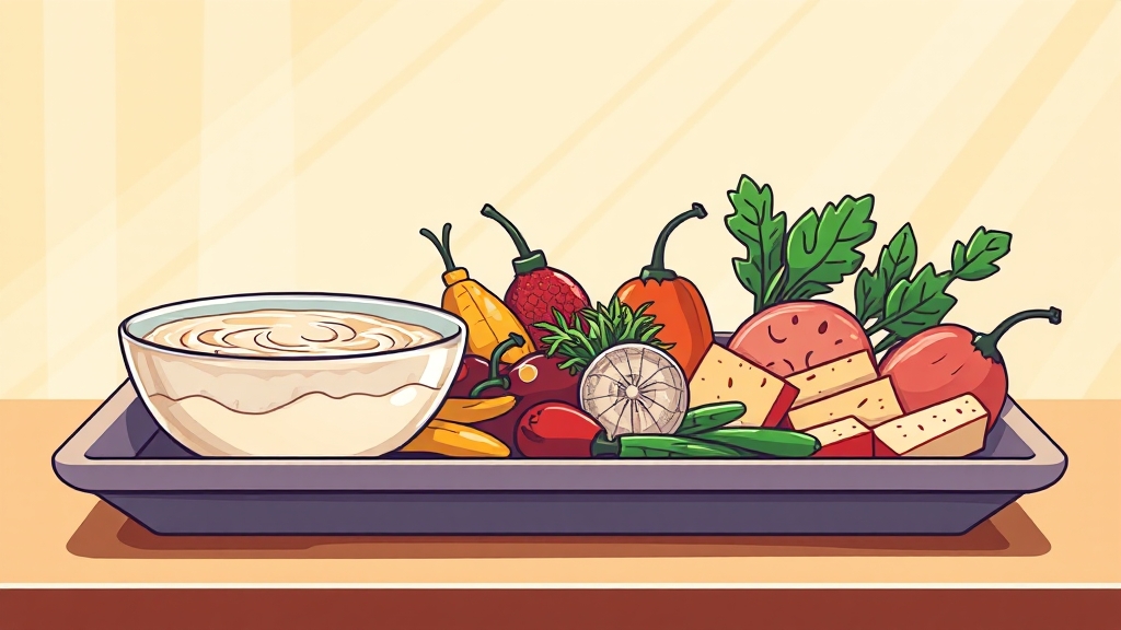 항암 치료 단계별 식단 전략 (cartoon 스타일)